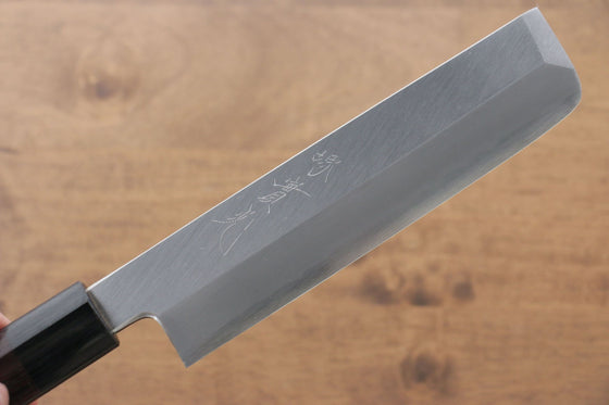 Jikko Silver Steel No.3 Usuba  165mm Shitan Handle - Japanny - Best Japanese Knife