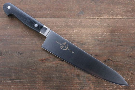 Sakai Takayuki Grand Chef Grand Chef Swedish Steel-stn Gyuto  210mm Black Micarta Handle - Japanny - Best Japanese Knife