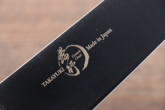 Sakai Takayuki Grand Chef Grand Chef Swedish Steel-stn Gyuto  210mm Black Micarta Handle - Japanny - Best Japanese Knife