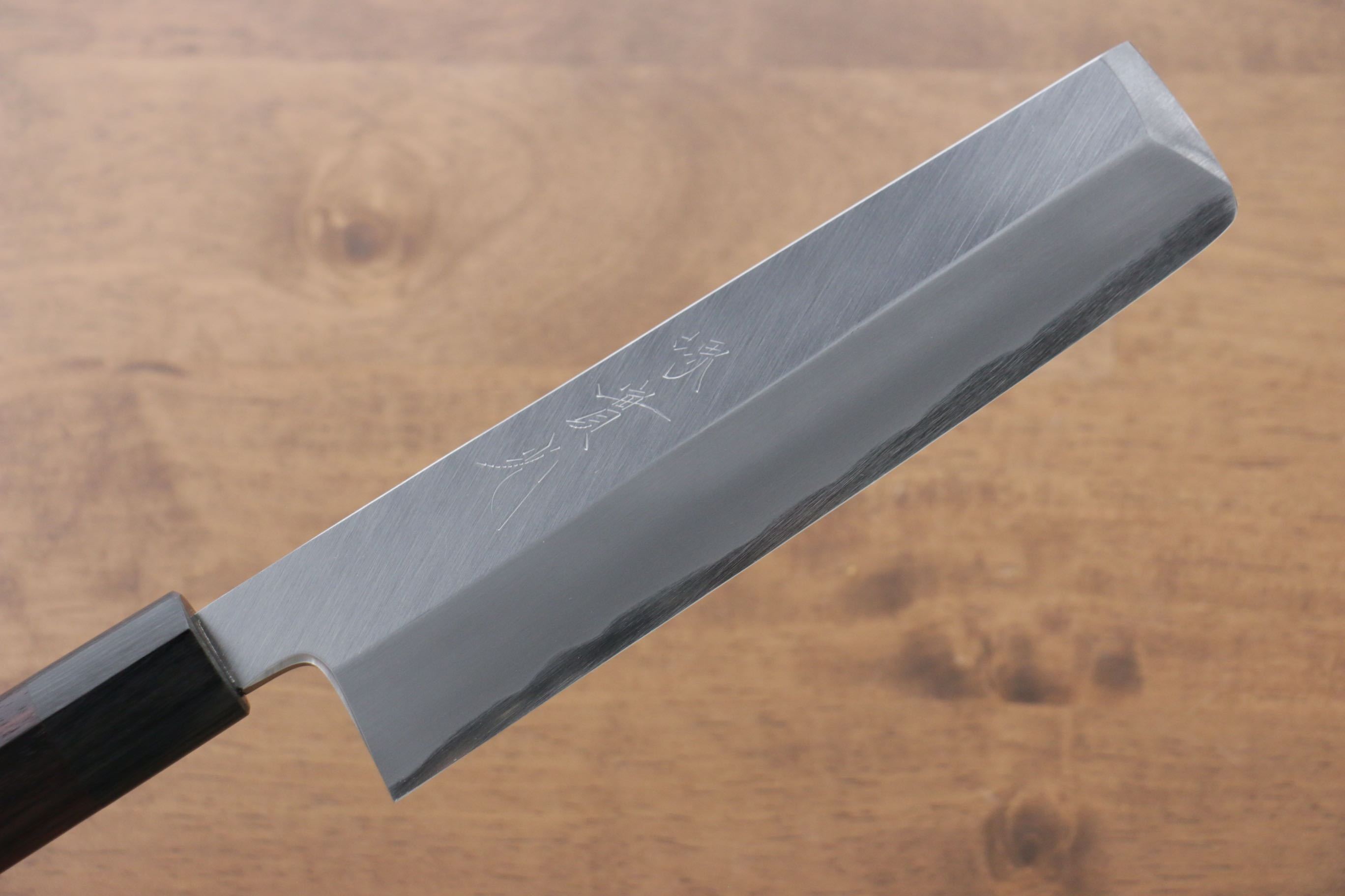 Jikko White Steel No.2 Usuba  180mm Shitan Handle - Japanny - Best Japanese Knife