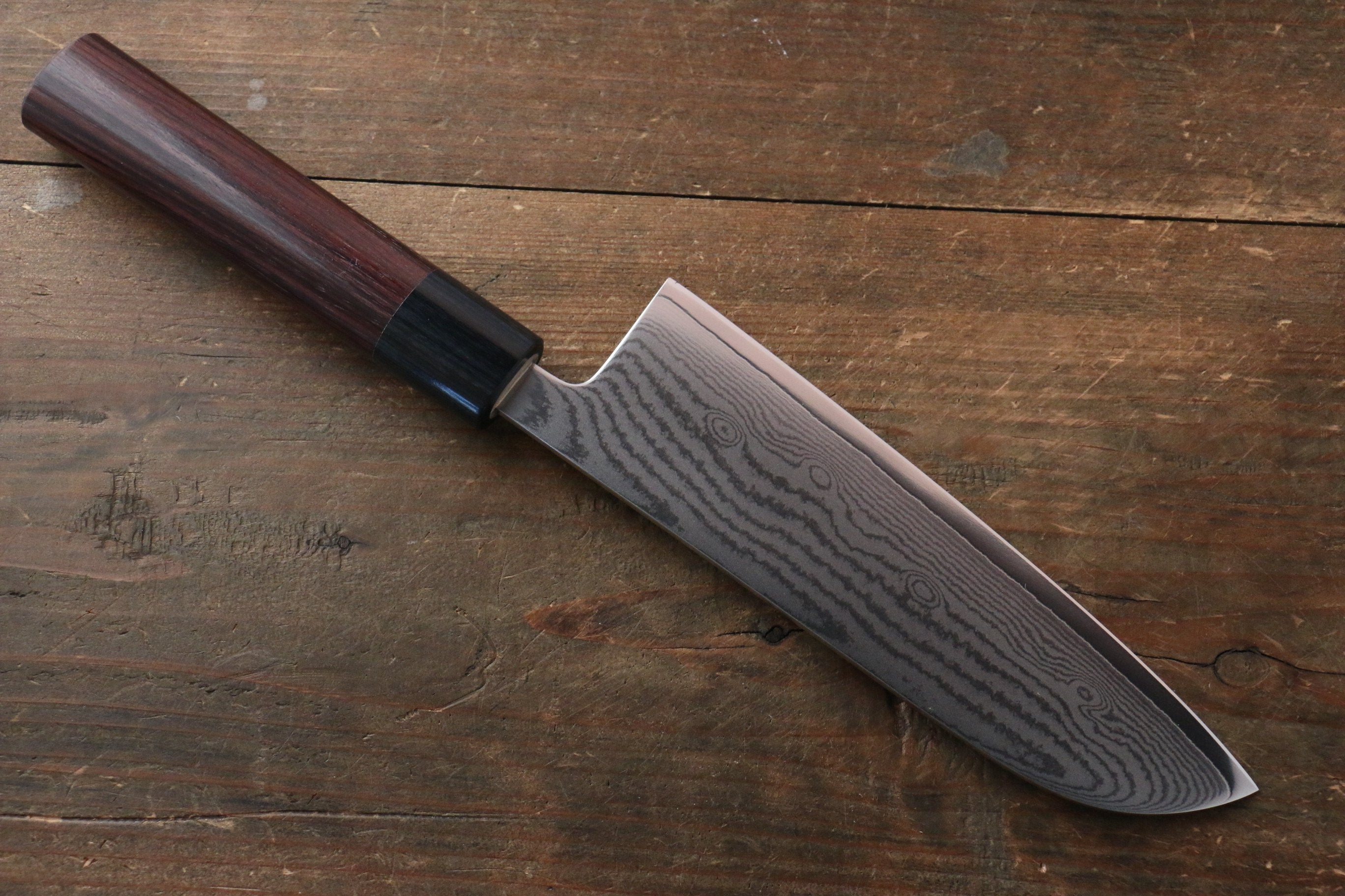 Seisuke VG10 63Layer Damascus Santoku 165mm & Gyuto 210mm Japanese Chef Knife Set - Japanny - Best Japanese Knife