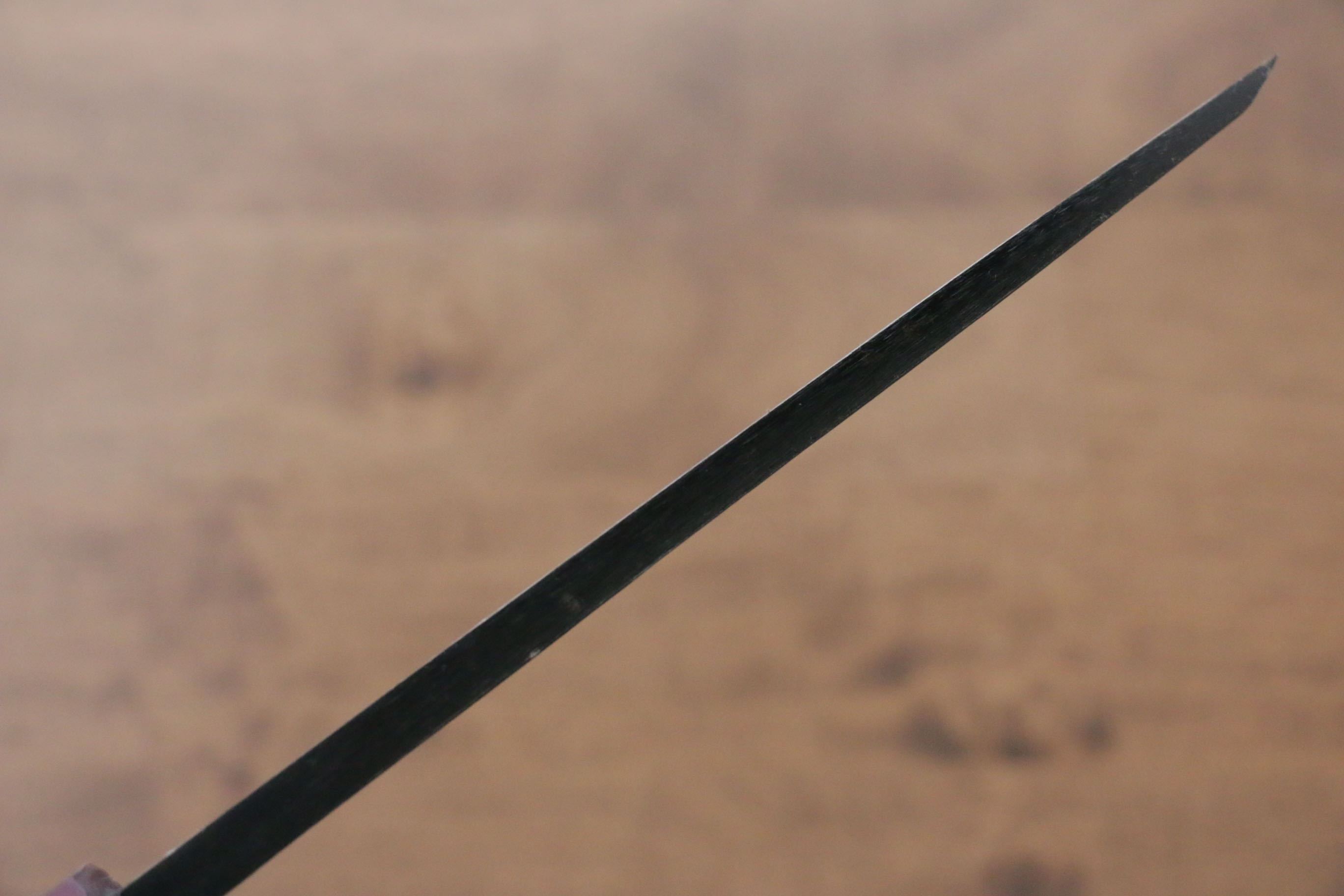 Seisuke White Steel No.2 Kurouchi Deba 165mm Purple Lacquered Handle - Japanny - Best Japanese Knife