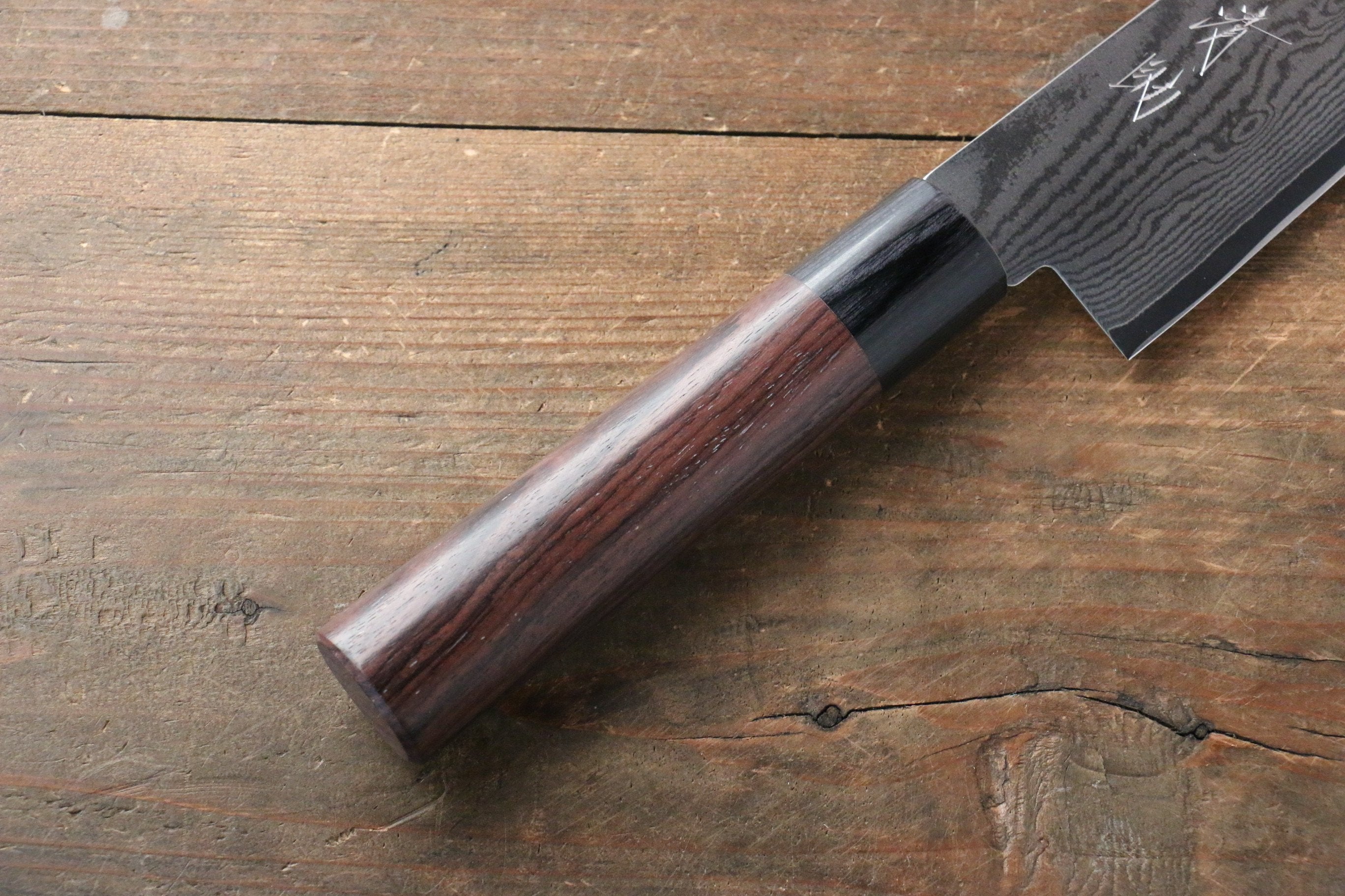 Seisuke VG10 63Layer Damascus Santoku 165mm & Gyuto 210mm Japanese Chef Knife Set - Japanny - Best Japanese Knife