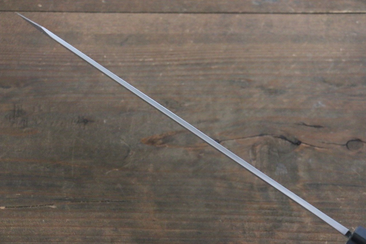 Hideo Kitaoka [Left Handed] White Steel No.2 Damascus Kiritsuke Yanagiba 270mm Shitan Handle - Japanny - Best Japanese Knife