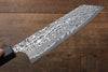 Yoshimi Kato SG2 Damascus Bunka 165mm with Black Persimmon Handle A - Japanny - Best Japanese Knife