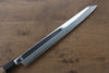 Choyo Silver Steel No.3 Mirrored Finish Kengata Yanagiba 300mm Magnolia Handle - Japanny - Best Japanese Knife