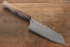 Yoshimi Kato SG2 Damascus Bunka 165mm with Black Persimmon Handle D - Japanny - Best Japanese Knife