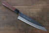 Yoshimi Kato Blue Super Clad Kurouchi Gyuto Japanese Chef Knife 210mm Honduras Handle - Japanny - Best Japanese Knife