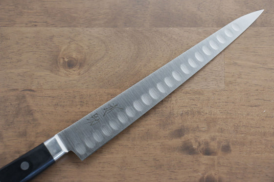 Seisuke Swedish Steel-stn Sujihiki Salmon 240mm Black Pakka wood Handle - Japanny - Best Japanese Knife