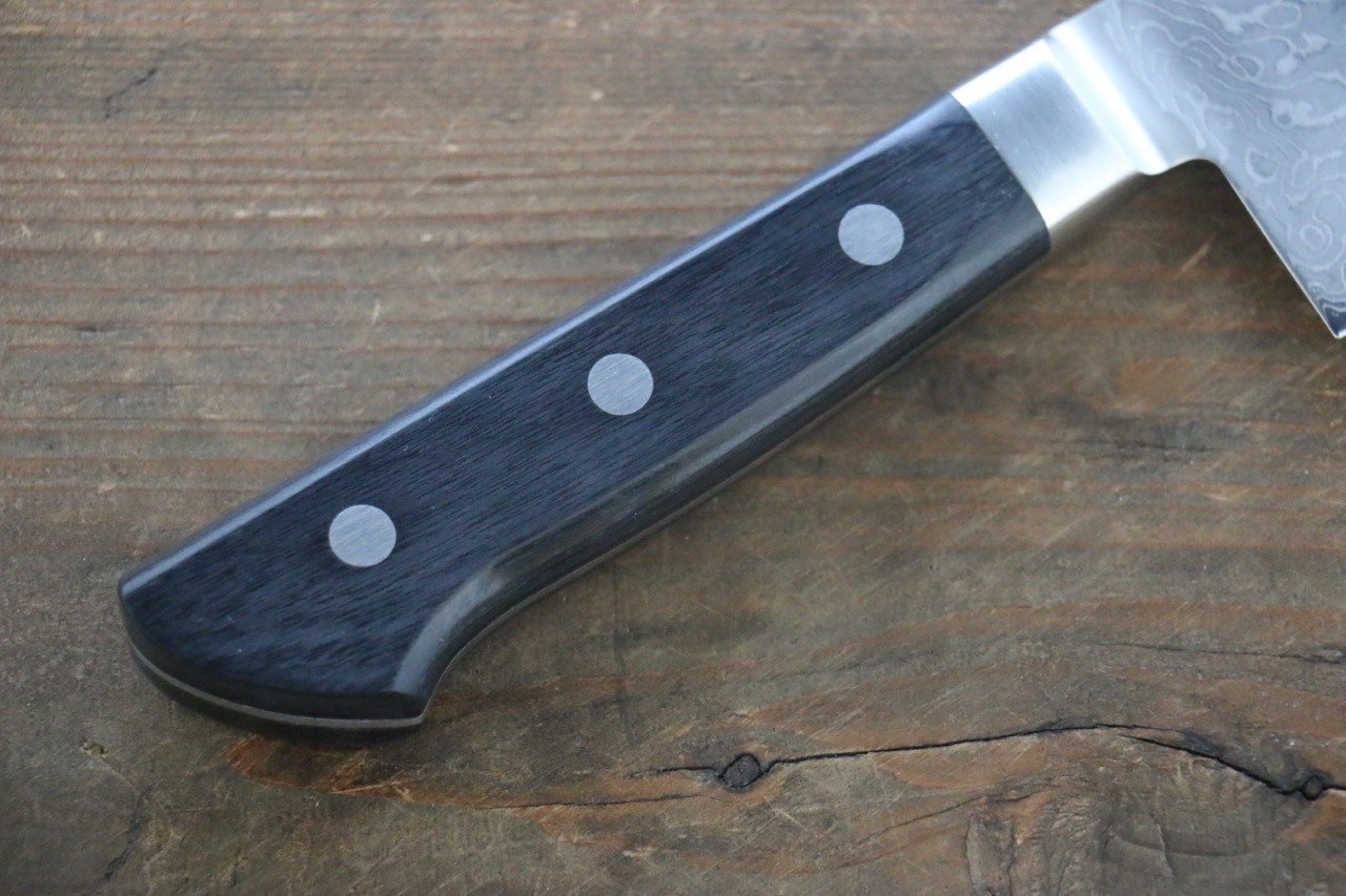 Sakai Takayuki Molybdenum 63 Layer Damascus Nakiri 160mm - Japanny - Best Japanese Knife