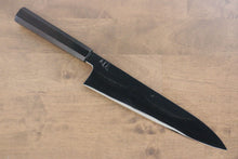  Jikko Fujisan Honyaki White Steel No.3 Mirrored Finish Gyuto  240mm Ebony Wood Handle - Japanny - Best Japanese Knife