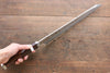 Sakai Takayuki Shiden Silver Steel No.3 Kengata Yanagiba  300mm Desert Ironwood(Sugihara model) Handle - Japanny - Best Japanese Knife