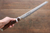 Sakai Takayuki Shiden Silver Steel No.3 Kengata Yanagiba  300mm Desert Ironwood(Sugihara model) Handle - Japanny - Best Japanese Knife