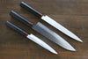 Iseya VG10 33 Layer Damascus Japanese, Gyuto 210mm, Petty 150mm & Sushi Knife 210mm Set - Japanny - Best Japanese Knife