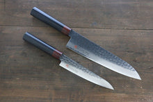  Iseya VG10 33 Layer Damascus Japanese Petty 150mm and Gyuto 210mm Set - (Super Deal) - Japanny - Best Japanese Knife