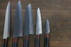 Iseya VG10 33 Layer Damascus Japanese Petty (80mm, 150mm), Santoku, Gyuto 210mm Sashimi Sushi Chef Knife 210mm Set - Japanny - Best Japanese Knife