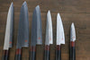 Iseya VG10 33 Layer Damascus Japanese Petty 80mm, Petty 150mm, Santoku, Small Santoku Gyuto 210mm & Sushi Chef Knife 210mm Set - Japanny - Best Japanese Knife