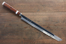  Sakai Takayuki Shiden Silver Steel No.3 Takohiki  300mm Desert Ironwood(Sugihara model) Handle - Japanny - Best Japanese Knife