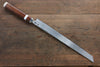 Sakai Takayuki Shiden Silver Steel No.3 Takohiki  300mm Desert Ironwood(Sugihara model) Handle - Japanny - Best Japanese Knife