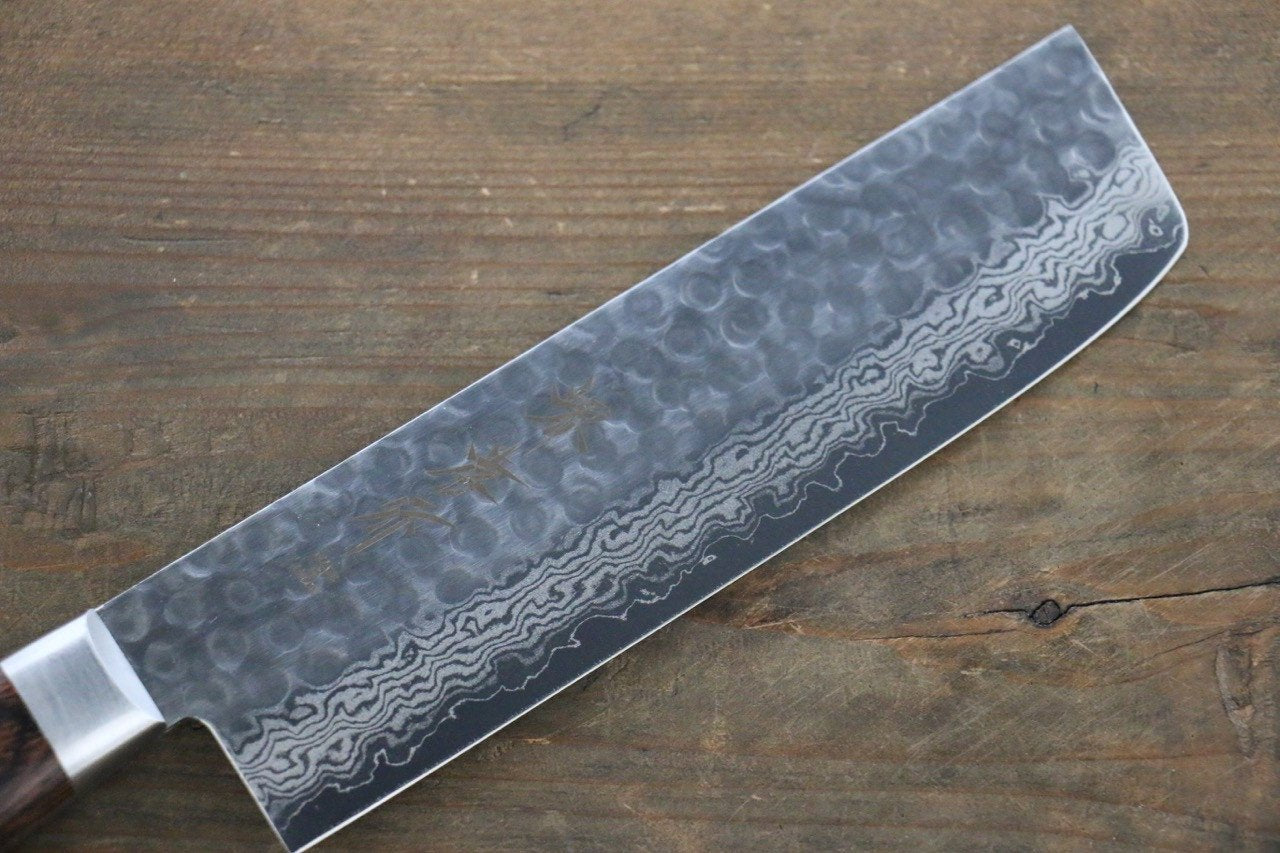 Sakai Takayuki VG10 17 Layer Damascus Nakiri 160mm (Super Deal) - Japanny - Best Japanese Knife