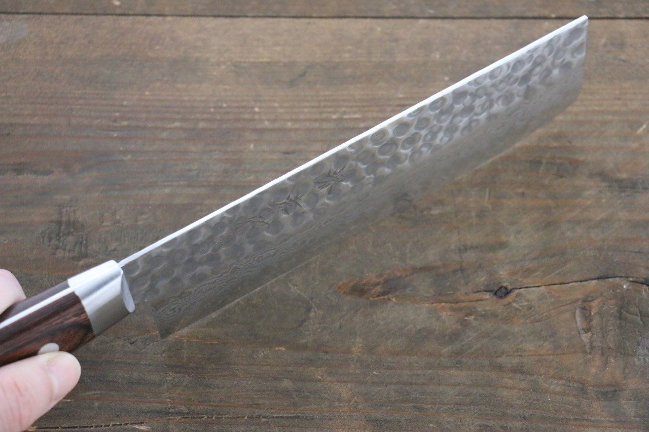 Sakai Takayuki VG10 17 Layer Damascus Nakiri 160mm (Super Deal) - Japanny - Best Japanese Knife