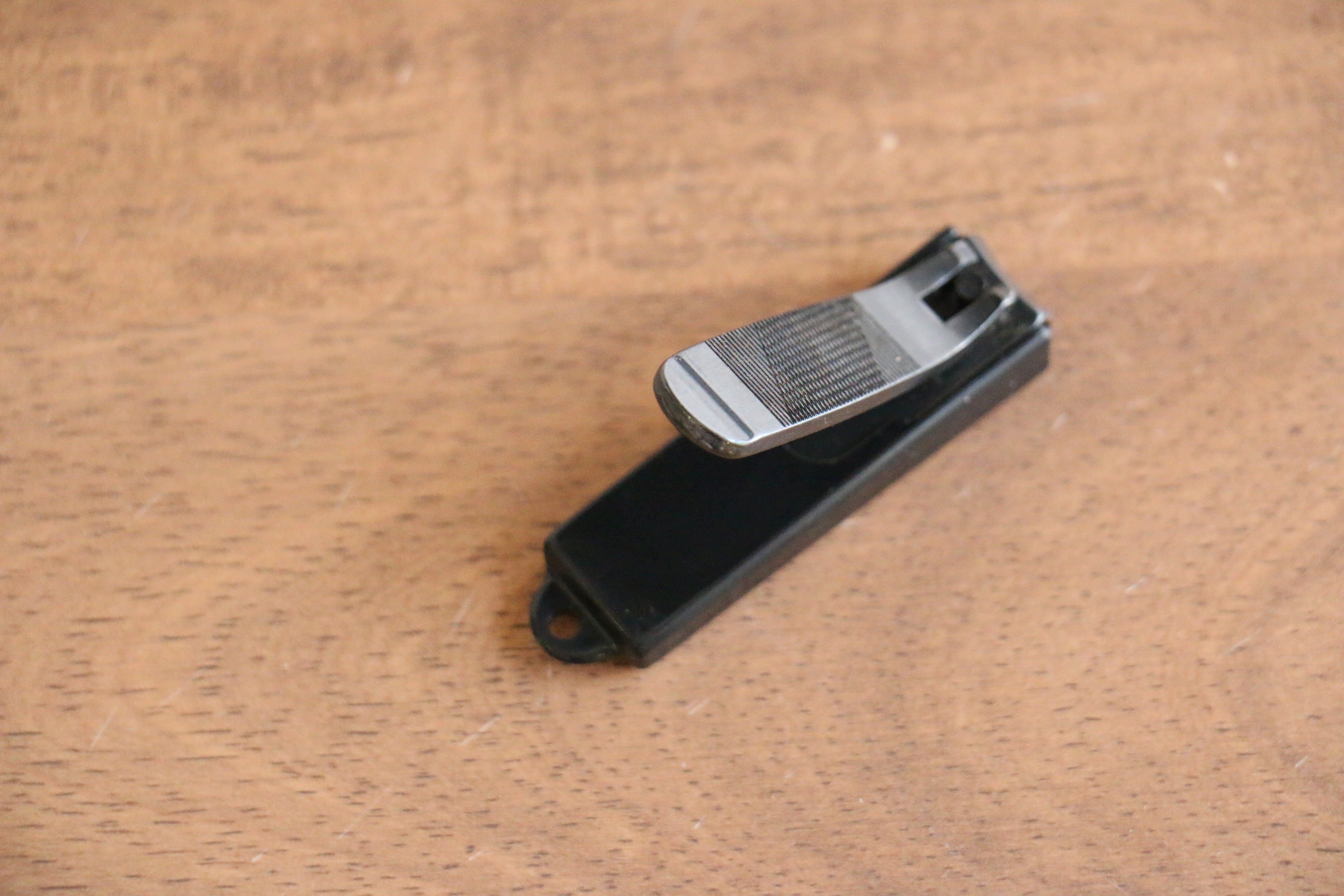 Black small High carbon steel With cover Black dyeing Nail Clipper - Japanny - Best Japanese Knife