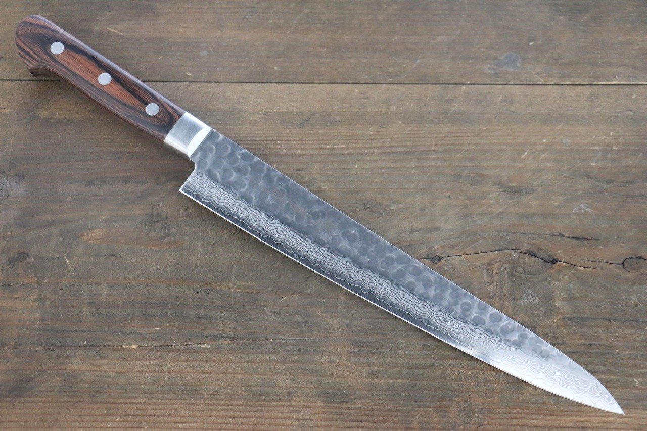 Sakai Takayuki VG10 17 Layer Damascus Sujihiki 240mm - Japanny - Best Japanese Knife