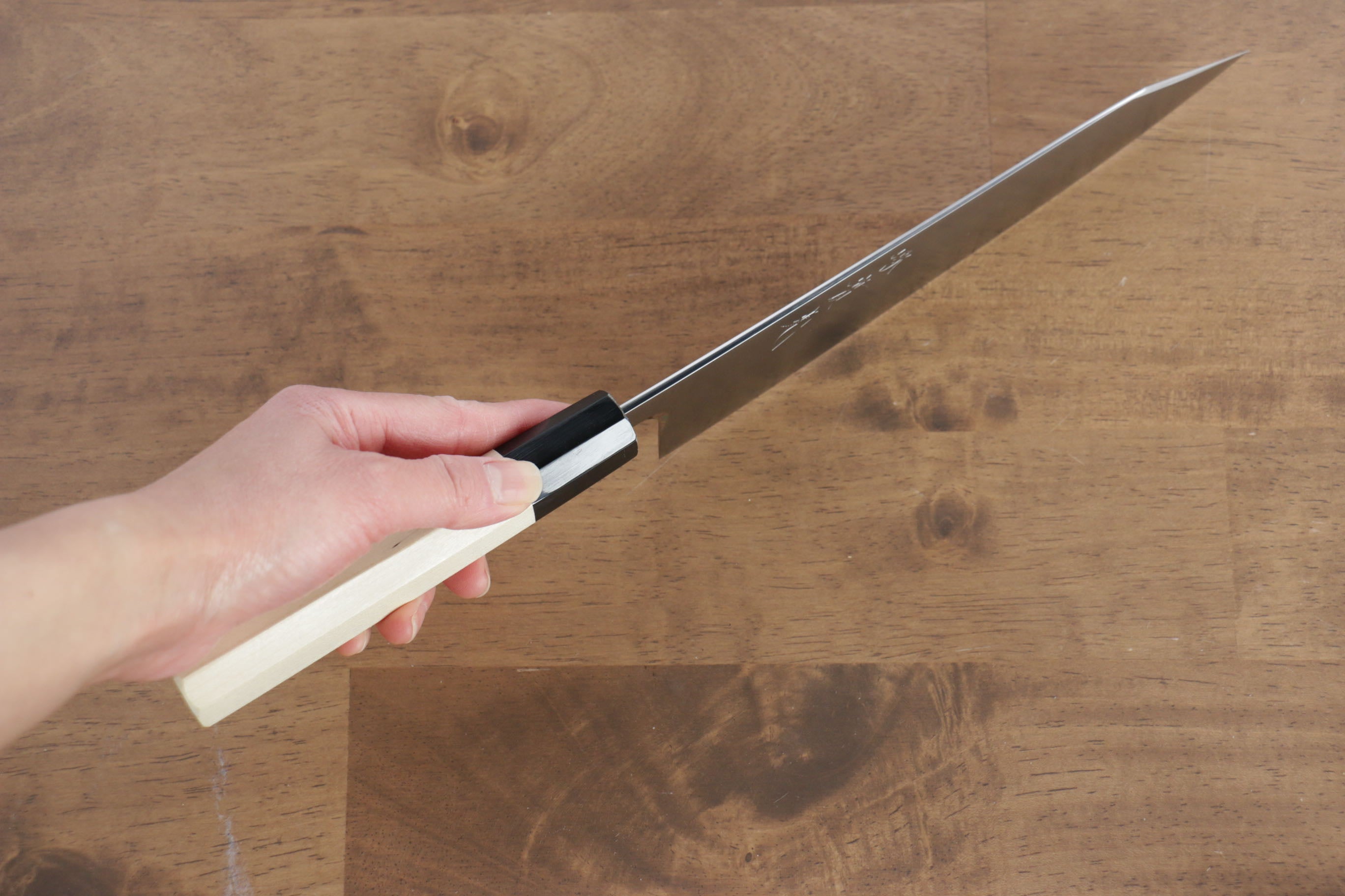 Jikko SG2 Kiritsuke Gyuto  200mm Magnolia Handle - Japanny - Best Japanese Knife