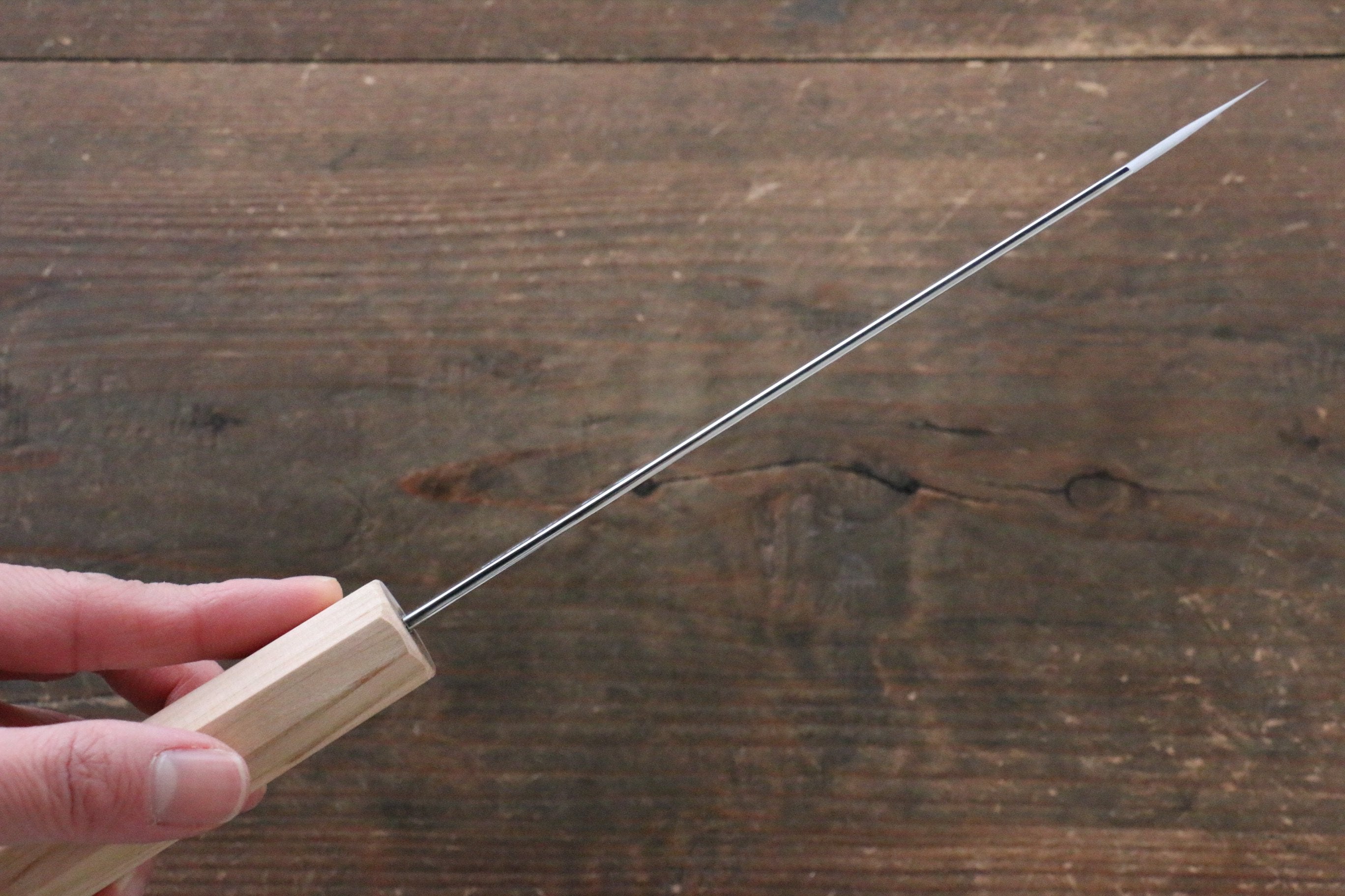 Seisuke Silver Steel No.3 Bunka 165mm Cherry Tree Handle - Japanny - Best Japanese Knife