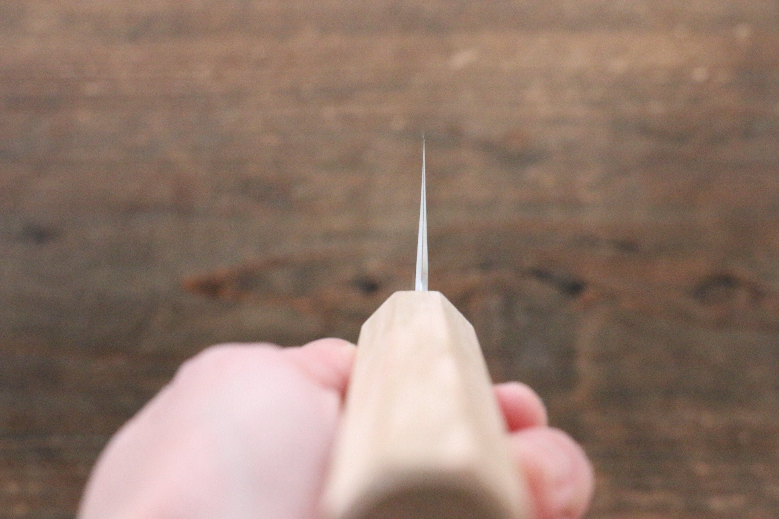 Seisuke Silver Steel No.3 Bunka 165mm Cherry Tree Handle - Japanny - Best Japanese Knife