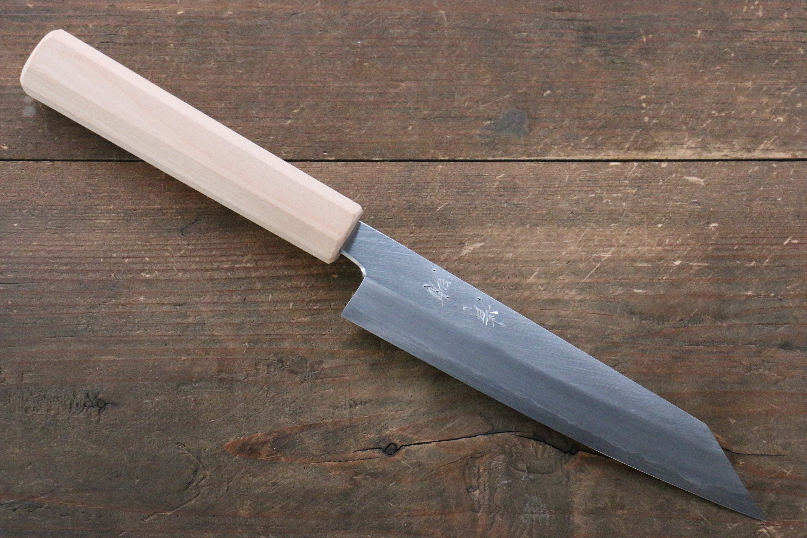 Seisuke Silver Steel No.3 Kiritsuke Petty-Utility 150mm Cherry Tree Handle - Japanny - Best Japanese Knife