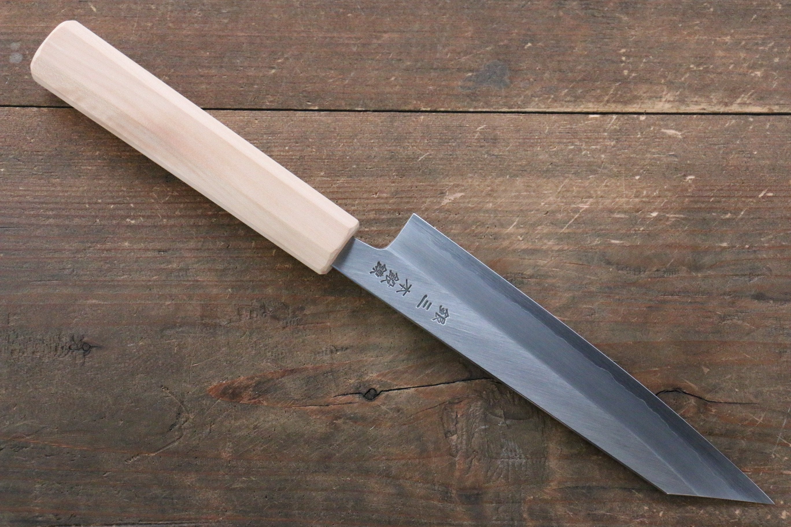 Seisuke Silver Steel No.3 Kiritsuke Petty-Utility 150mm Cherry Tree Handle - Japanny - Best Japanese Knife