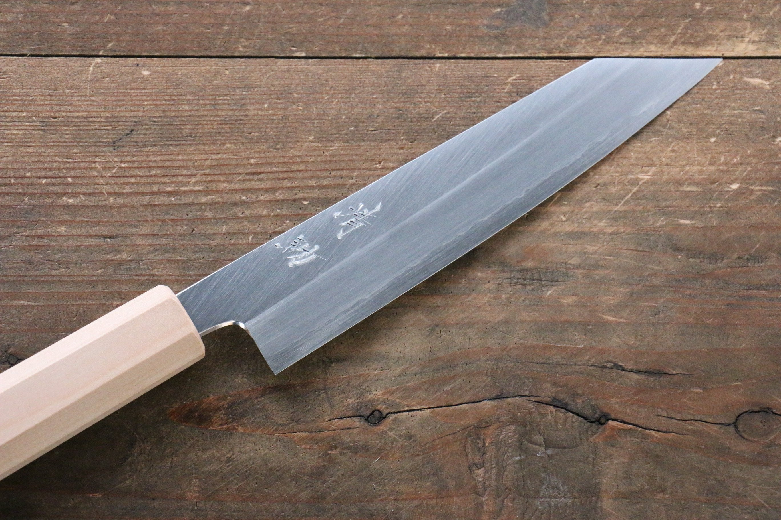 Seisuke Silver Steel No.3 Kiritsuke Petty-Utility 150mm Cherry Tree Handle - Japanny - Best Japanese Knife