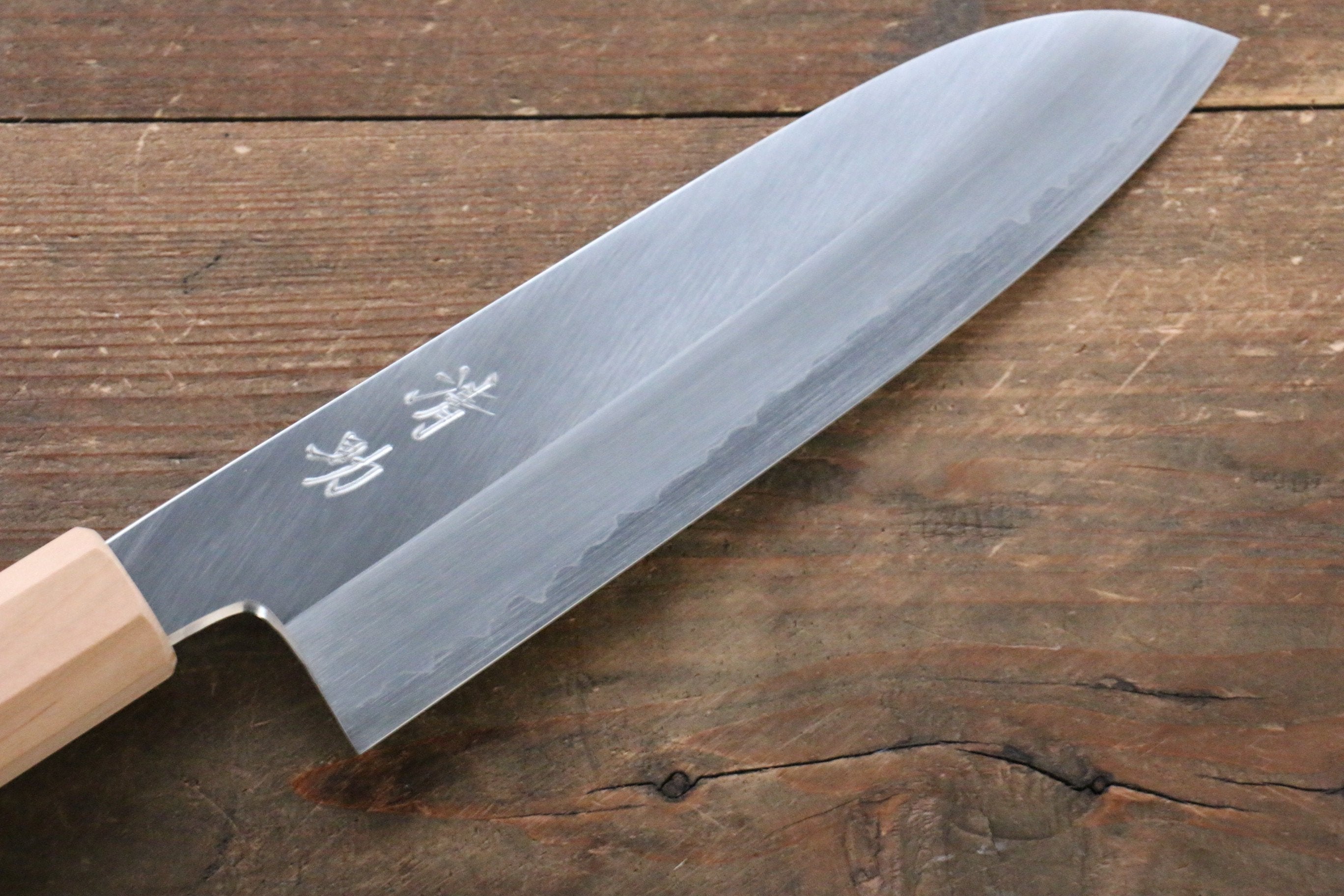 Seisuke Silver Steel No.3 Santoku 165mm Cherry Tree Handle - Japanny - Best Japanese Knife