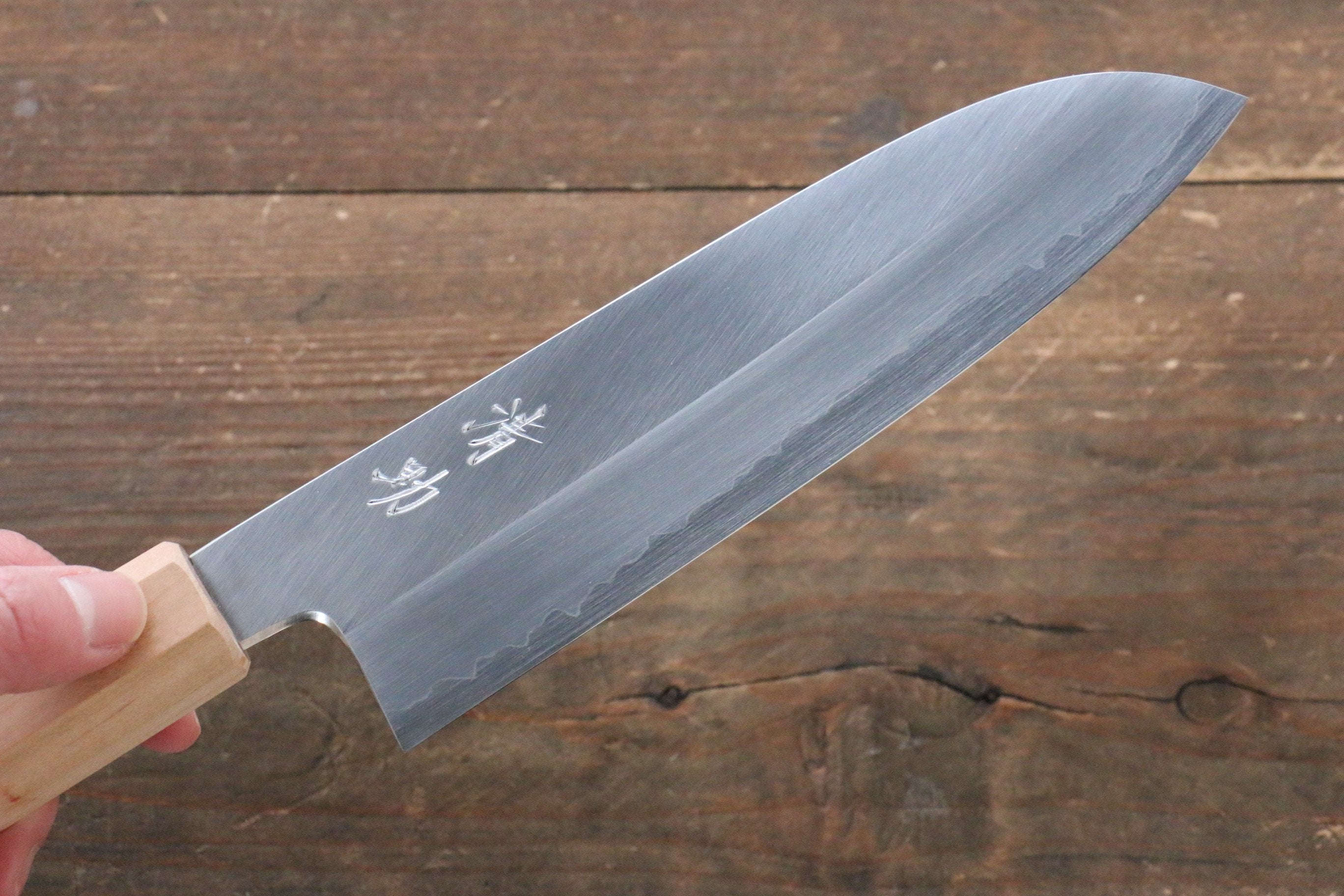 Seisuke Silver Steel No.3 Santoku 165mm Cherry Tree Handle - Japanny - Best Japanese Knife