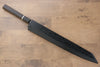 Sakai Takayuki Mt.Fuji White Steel No.2 Honyaki Kiritsuke Yanagiba 300mm Ebony with Ring Handle with Sheath - Japanny - Best Japanese Knife