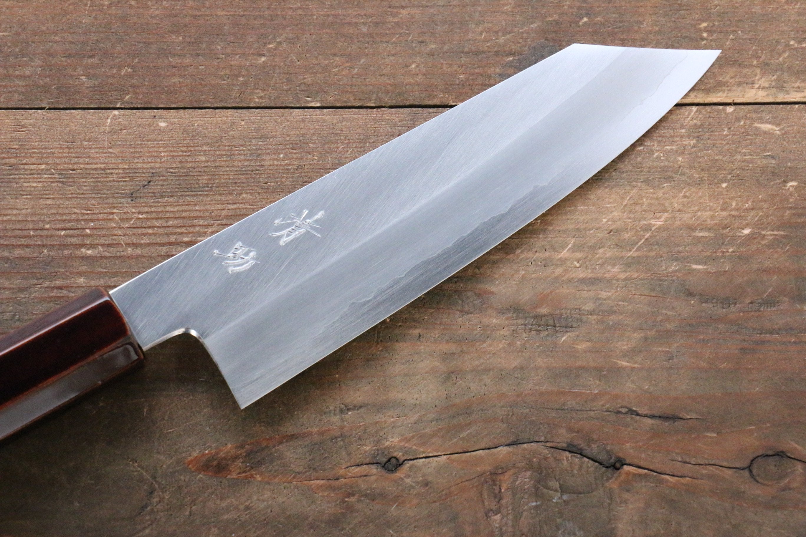 Seisuke Silver Steel No.3 Bunka 165mm Wood(Lacquered) Handle - Japanny - Best Japanese Knife