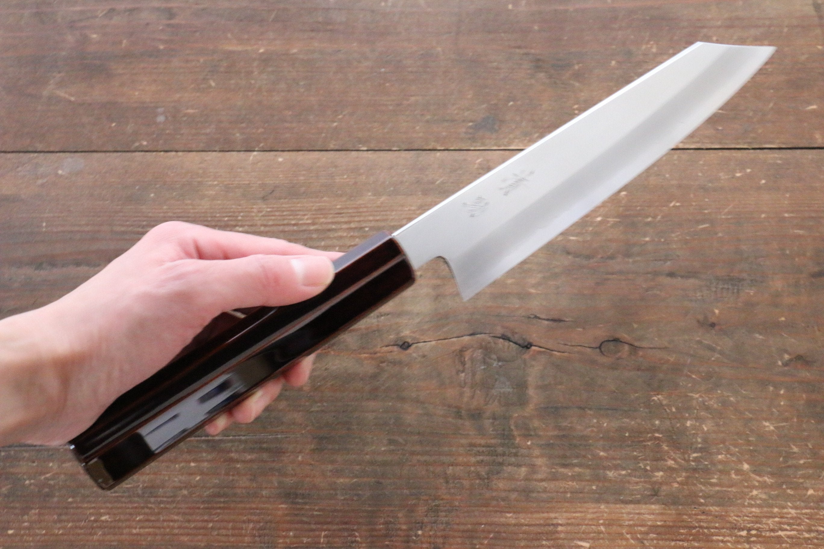 Seisuke Silver Steel No.3 Bunka 165mm Wood(Lacquered) Handle - Japanny - Best Japanese Knife