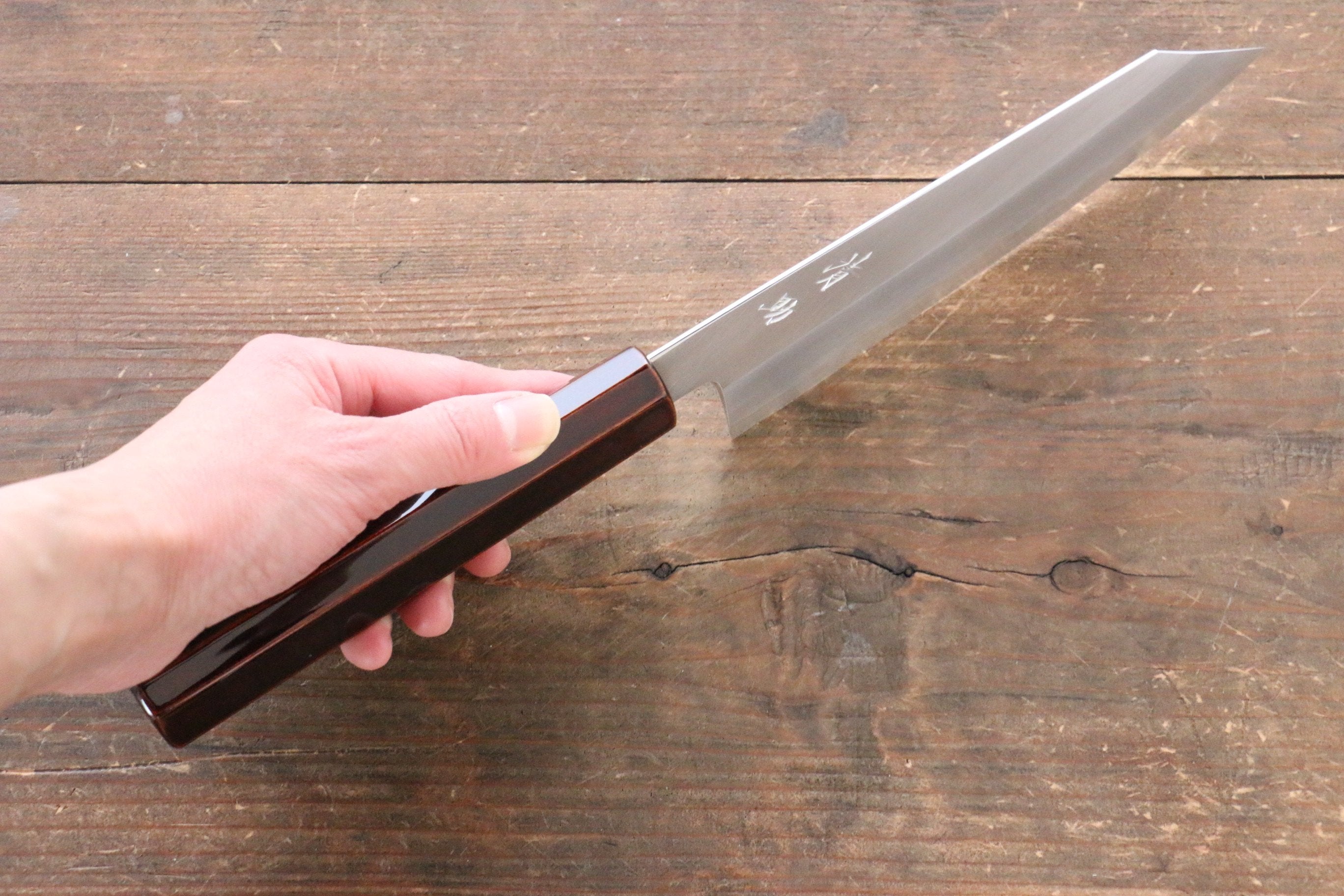 Seisuke Silver Steel No.3 Bunka 165mm Wood(Lacquered) Handle - Japanny - Best Japanese Knife