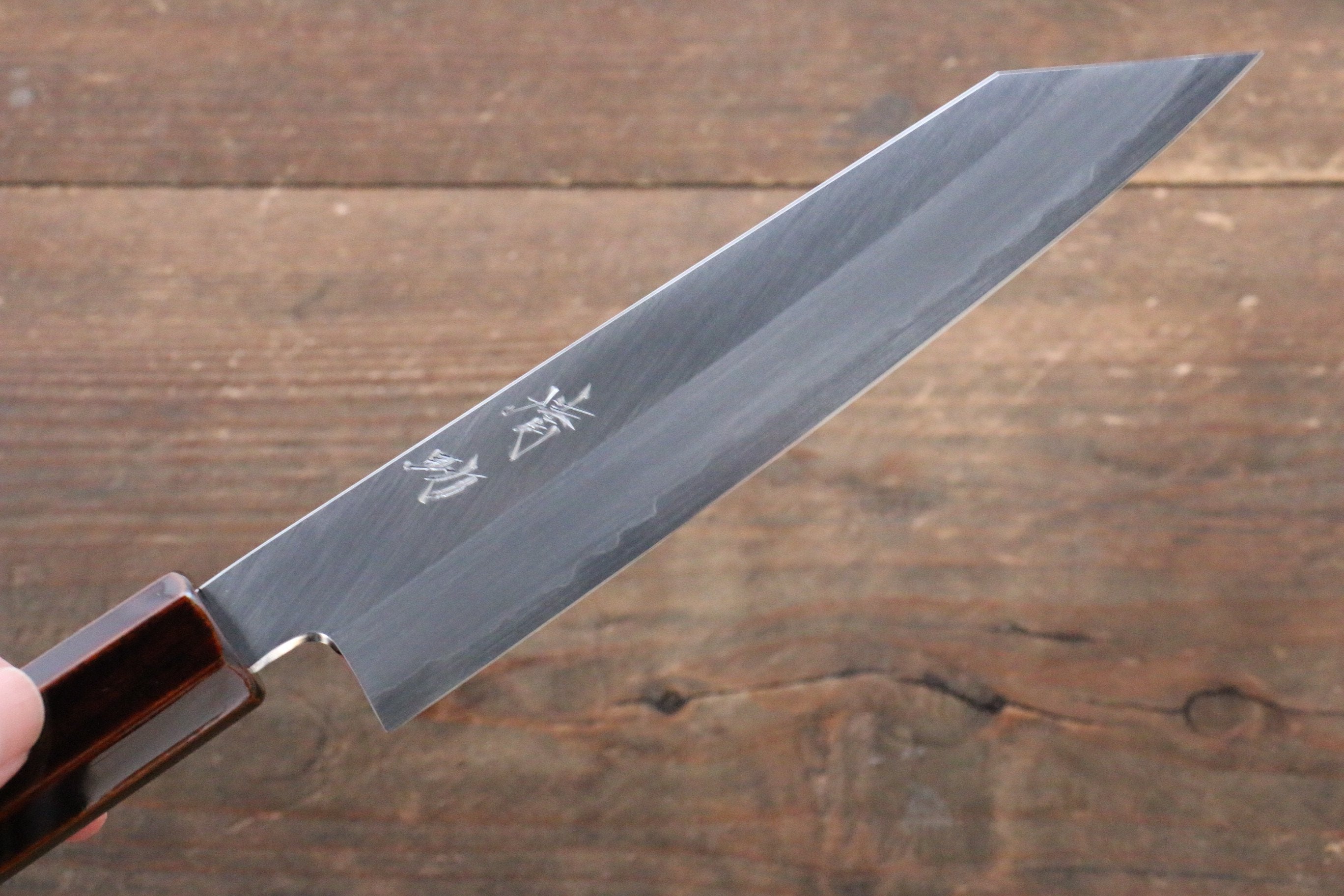 Seisuke Silver Steel No.3 Kiritsuke Petty-Utility 150mm Wood(Lacquered) Handle - Japanny - Best Japanese Knife