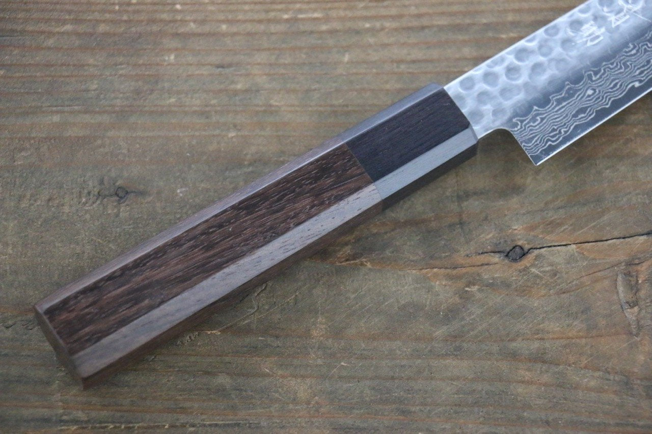 Seisuke AUS10 Petty-Utility 150mm Shitan Handle - Japanny - Best Japanese Knife