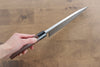 Jikko White Steel No.2 Deba  195mm Shitan Handle - Japanny - Best Japanese Knife