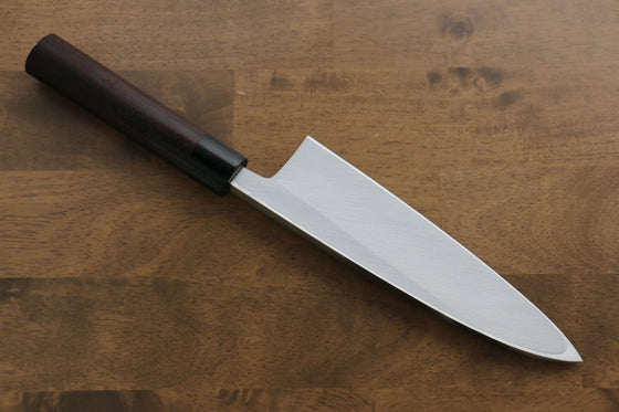 Jikko White Steel No.2 Deba  210mm Shitan Handle - Japanny - Best Japanese Knife