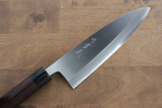 Jikko White Steel No.2 Deba  210mm Shitan Handle - Japanny - Best Japanese Knife