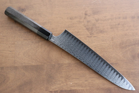 Kanjyo Ladder VG10 Damascus Gyuto 240mm Gray Pakka wood Handle - Japanny - Best Japanese Knife