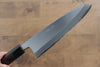 Jikko White Steel No.2 Deba  210mm Shitan Handle - Japanny - Best Japanese Knife