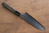 Kanjyo VG10 Damascus Kiritsuke Santoku 180mm Gray Pakka wood Handle - Japanny - Best Japanese Knife