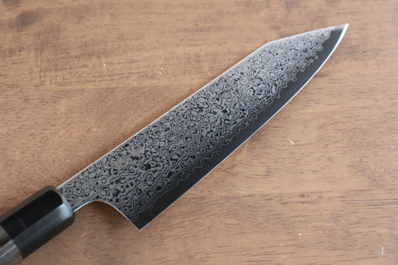 Kanjyo VG10 Damascus Kiritsuke Santoku 180mm Gray Pakka wood Handle - Japanny - Best Japanese Knife