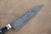 Sakai Takayuki Coreless Damascus Petty-Utility 120mm Black Micarta Handle - Japanny - Best Japanese Knife