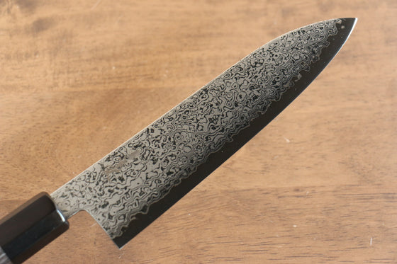 Kanjyo VG10 Damascus Santoku 180mm Gray Pakka wood Handle - Japanny - Best Japanese Knife